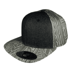 2 Tone Black Denim/ Olive Tribal