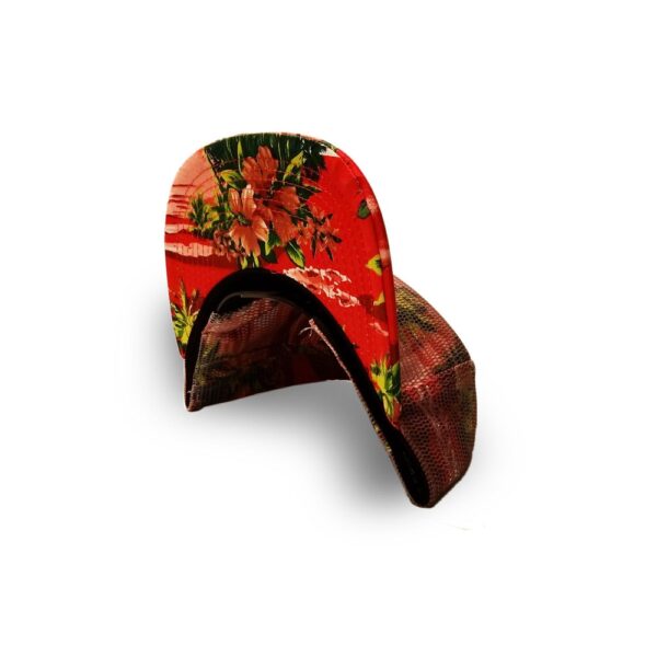 sunset floral/ gray meshover