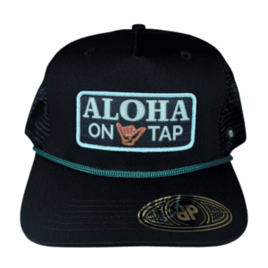 ANXD Teal Aloha on Tap Patch Snapback