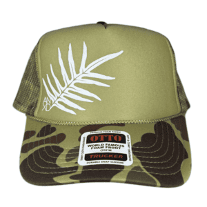 ANXD White Fern/ Loden Foam Trucker