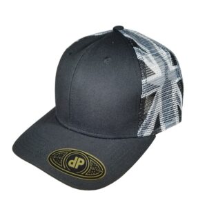 Black / White Hawaiian Flag Mesh