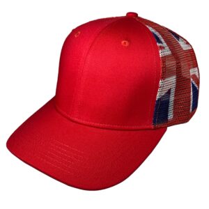 Red/ White/ Blue Hawaiian Flag Mesh