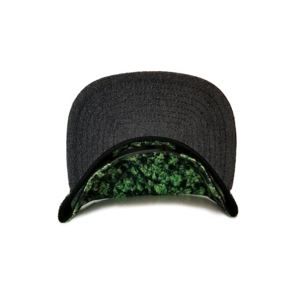 the ganja triangles/ black denim bill
