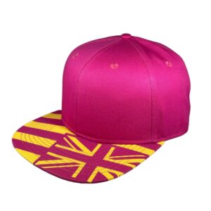 Hot Pink / Yellow Hawaiian Flag