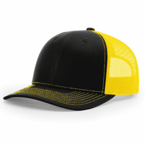 Richardson 112 Split Black/ Yellow