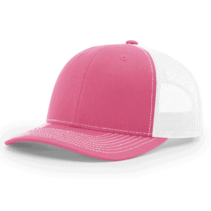 Richardson 112 Split Hot Pink/ White
