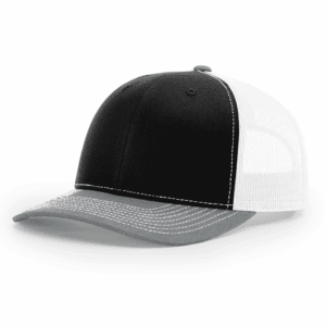 Tricolor Black/White/Heather Grey