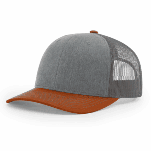 Tricolor Heather Grey/Charcoal/Dark Orange