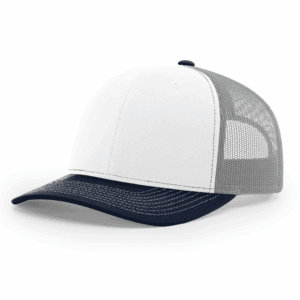 Tricolor White/Aluminum/Navy