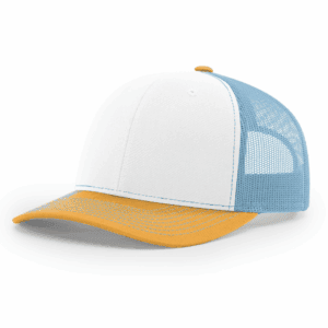 Tricolor White/Columbia Blue/Yellow