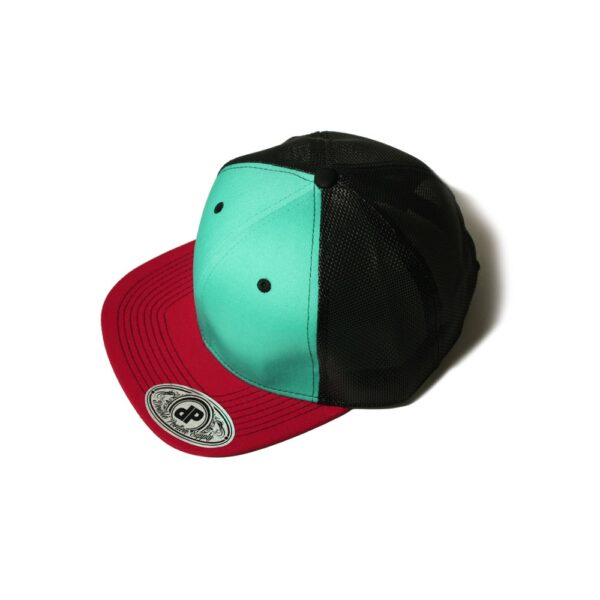 mint / red / black mesh