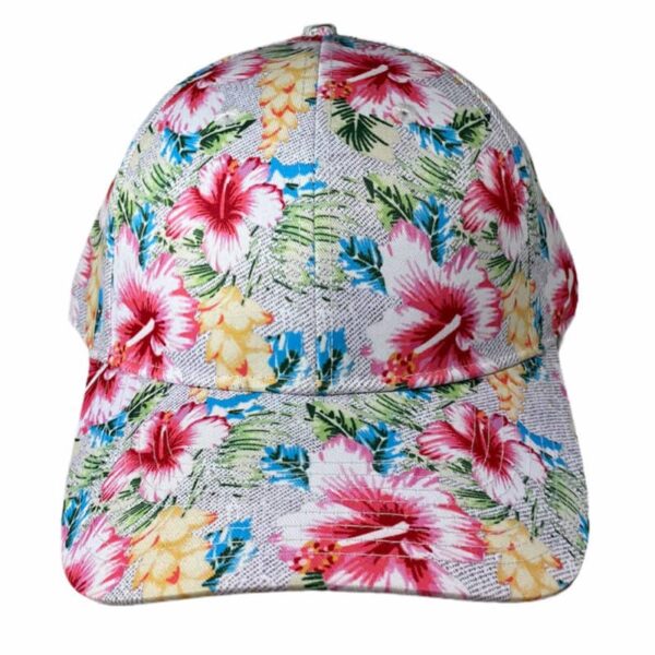 curved pink floral