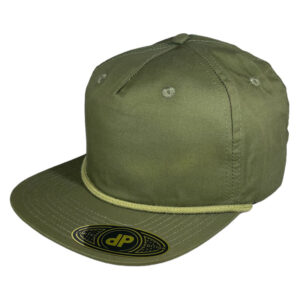 5 Panel Olive Grandpa Hat