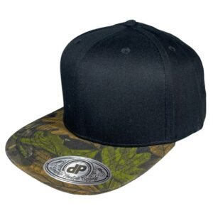 Black/ Real Tree Camo Bill