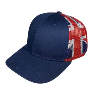 Navy / Red / White / Blue Hawaiian Flag Mesh
