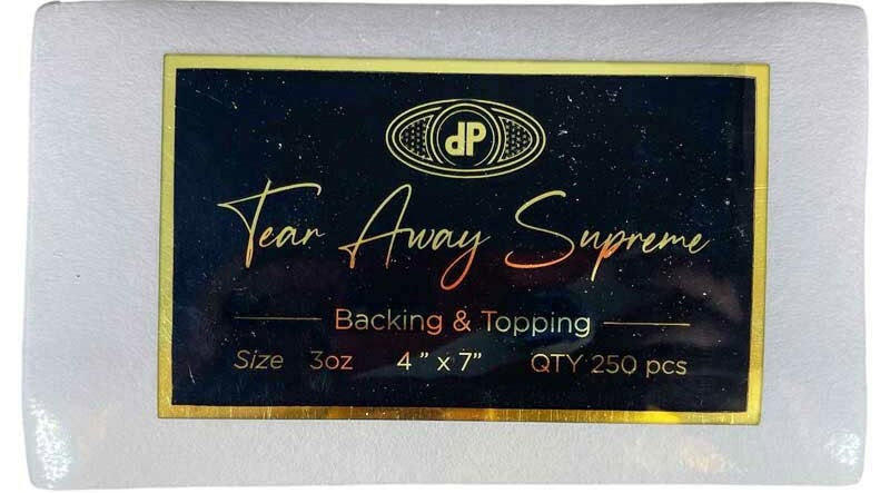 tearaway supreme backing topper white