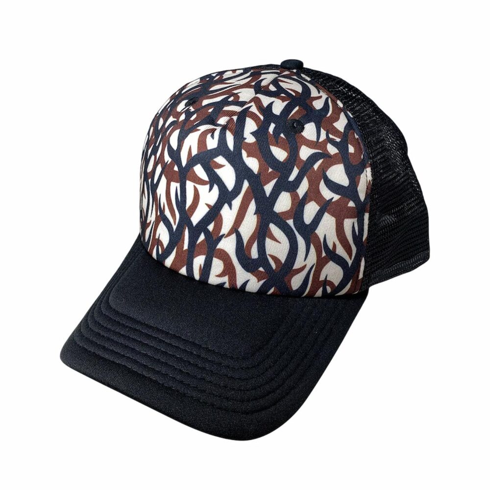 the asat camo foam trucker hat from double portion supply perfectly centered bill shaping clay popping sound splendid dome
