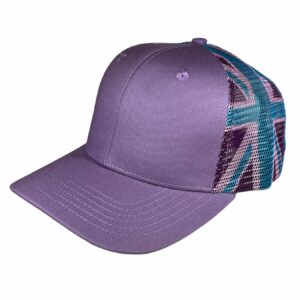 Purple/ Teal Hawaiian Flag Mesh
